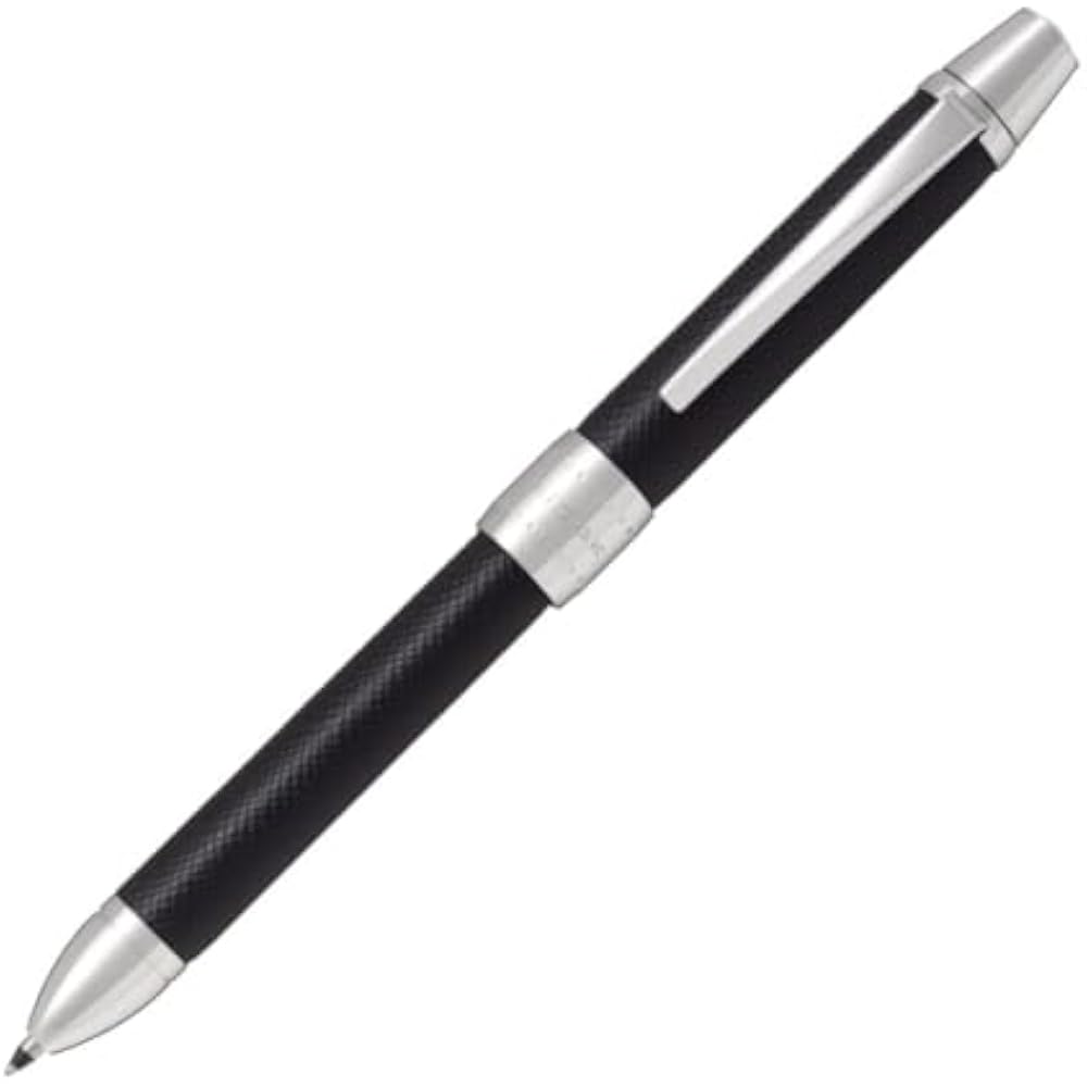 Pilot 2+1 Ridge Leather Black BTHR-3SL-B Multifunction Ballpoint Pen 2 Colors 0.7mm+Sharp 0.5mm B...