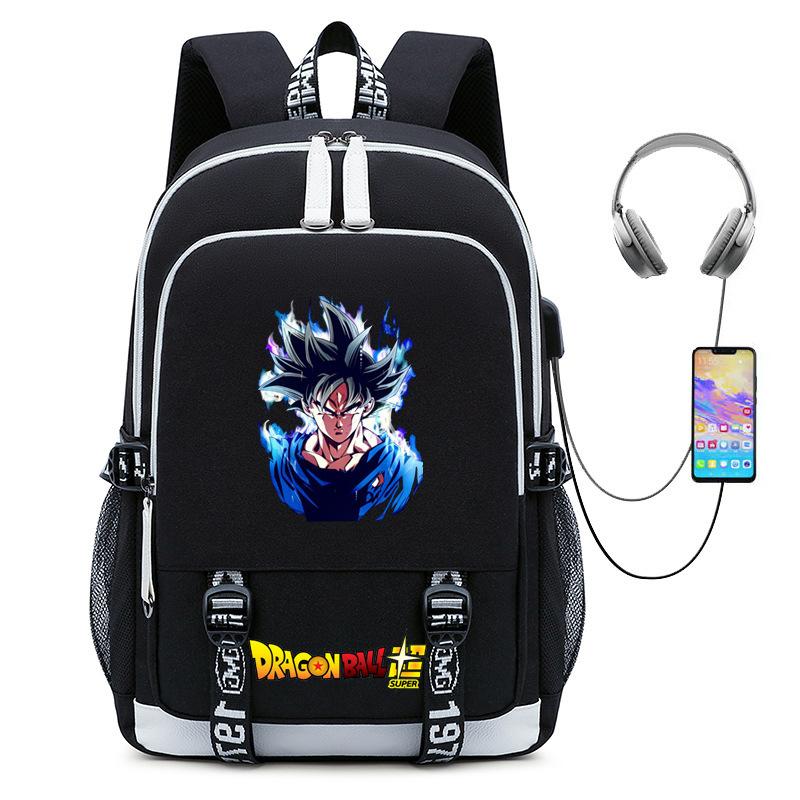 Dragon Ball Sun Wukong School Bag Animation Peripheral Male and Female Students Leisure Backpack Charging Computer Backpack