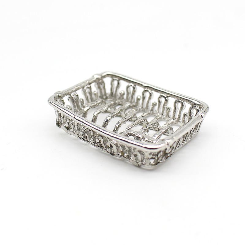 Dollhouse Miniature DIY Kitchen Tableware Storage Rack Model