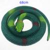 1Pcs Soft Rubber Simulation Toy Snake Tricky Toy Halloween Party Favors Children Birthday Party Favors Halloween Decoration 68CM