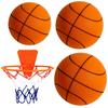 Silent Basketball Indoor Bouncing Mute Ball 24/21/18cm Silent Soft Foam Basketball Child Sports Toy Game Bounce Basket Balls
