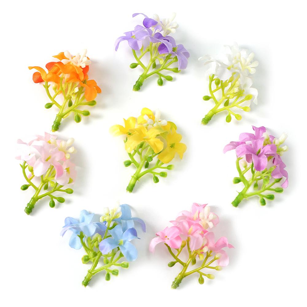 

10/20/30Pcs Artificial Flowers Stamen 5CM Fake Flower for Home Decor Wedding Decoration Bride Craft Gifts Garland Accessories 10Pcs