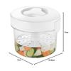 Pearl Metal Pickle Container, 1.6L, Round, Made in Japan, Kitchen Mate HC-28