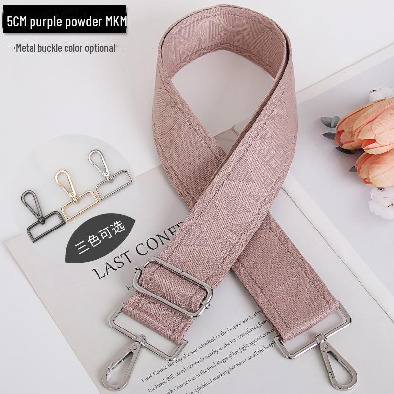 

Регулируемый ремень для сумки через плечо шириной 5 см – универсальный сменный плечевой ремень с бесплатной доставкой Bright Silver Buckle фиолетовый/розовый