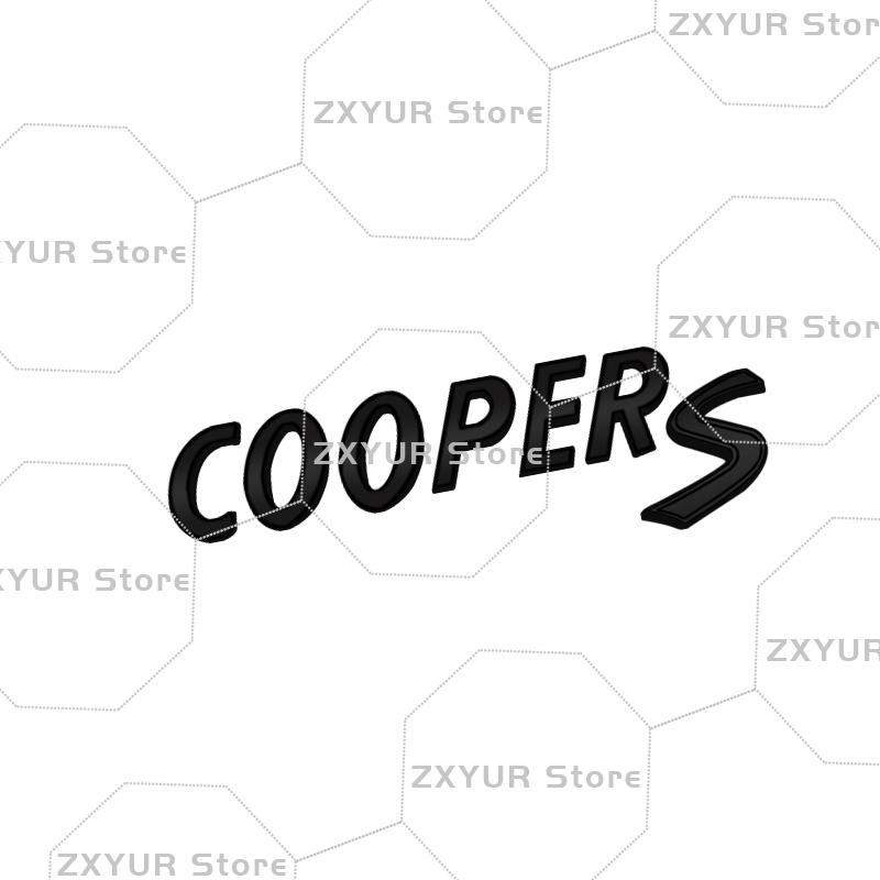 

Metal COOPER SD Emblem Car Sticker Letter Badge Body Rear End Trunk Decor For Mini Cooper S R60 R52 R53 R55 R56 F54 F55 F56 F60