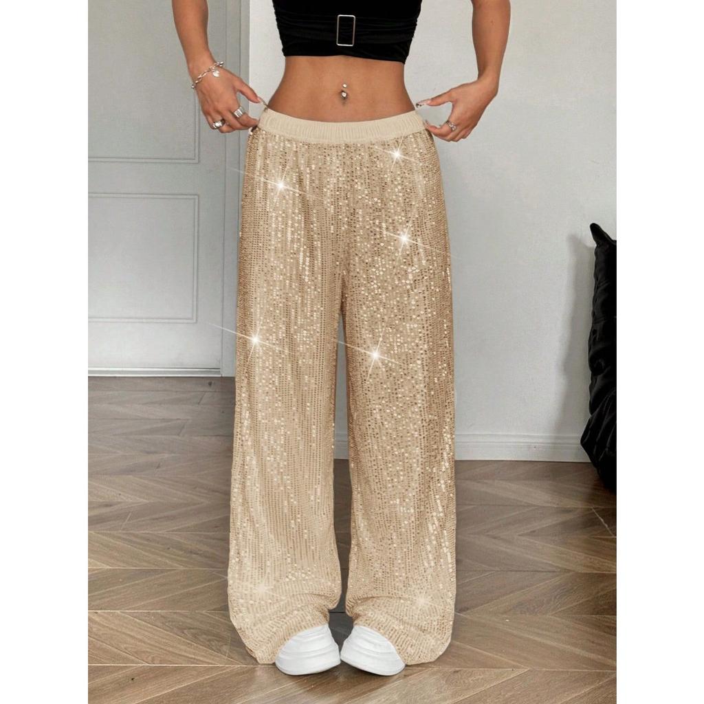 Frühling Sommer Damen High Waist Weite Hosen, Lässige Atmungsaktive Schlankmachende Hosen für Damen Europäische Amerikanische Mode