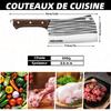 Stainless Steel Kitchen Household Chopping and Cutting Dual-purpose Meat and Vegetable Knife Household Kitchen Knife