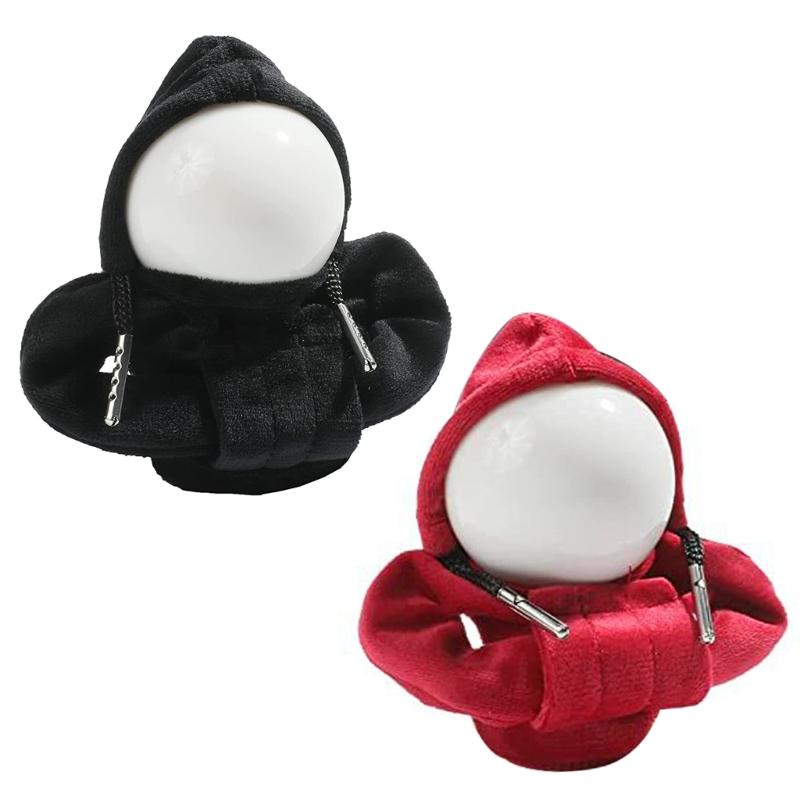 3Pcs/1Pc Universal Car Gear Shift Handle Hoodie Cover Knob Hoodie Cover Decoration Fit Manual Automatic Car Interior Accessories