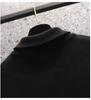 Plus Size Women's Thickened Mid-Length High-Neck Sweater Dress for Autumn/Winter 2025 - Slimming Inner Layer