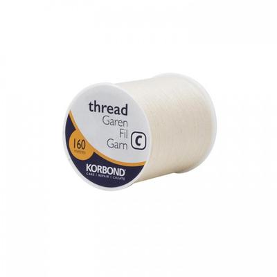Korbond Polyester Thread Cream 160m