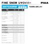 [Amazon.co.jp Limited] PIAA Wiper for Snow Rear Use 15.7 Inches (400 Mm) Fine