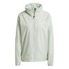 Multi Essentials 2L Fashion Simple Waterproof Long Sleeve Jacket Women Jacket Linen-Green JM8704