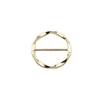 Round Japanese Fashion Knot Buckle for Coat, Belt, or Scarf - Alloy Material
