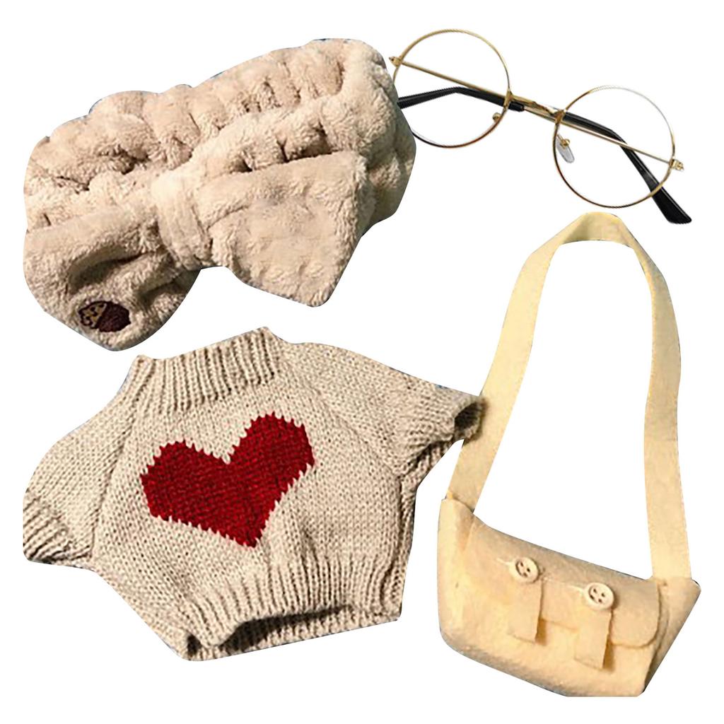 30cm Doll Accessories Plush Doll Clothes Doll Clothes Detachable Clothes For Plush Toys