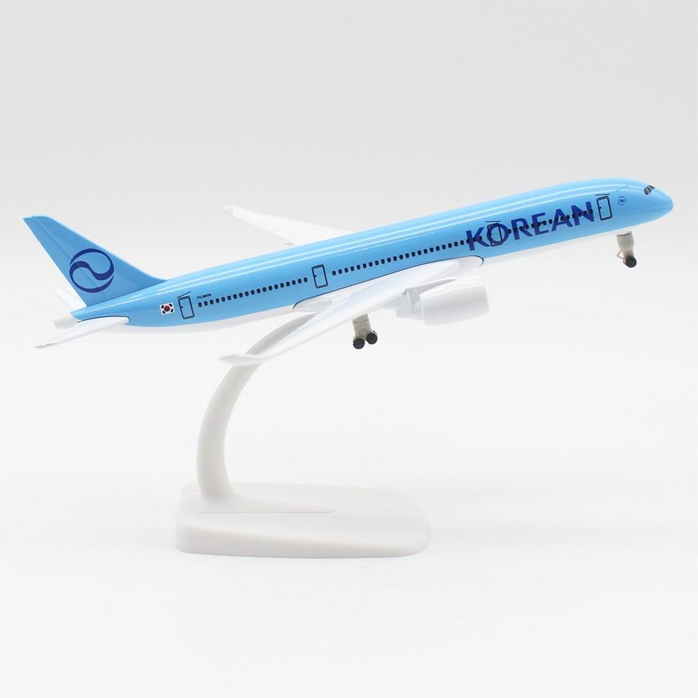 JJC Druckguss-Miniaturflugzeugmodell - Korean Air A350 (Neue Lackierung, 1:300, 20cm) - Sammlerstück & Dekorativ
