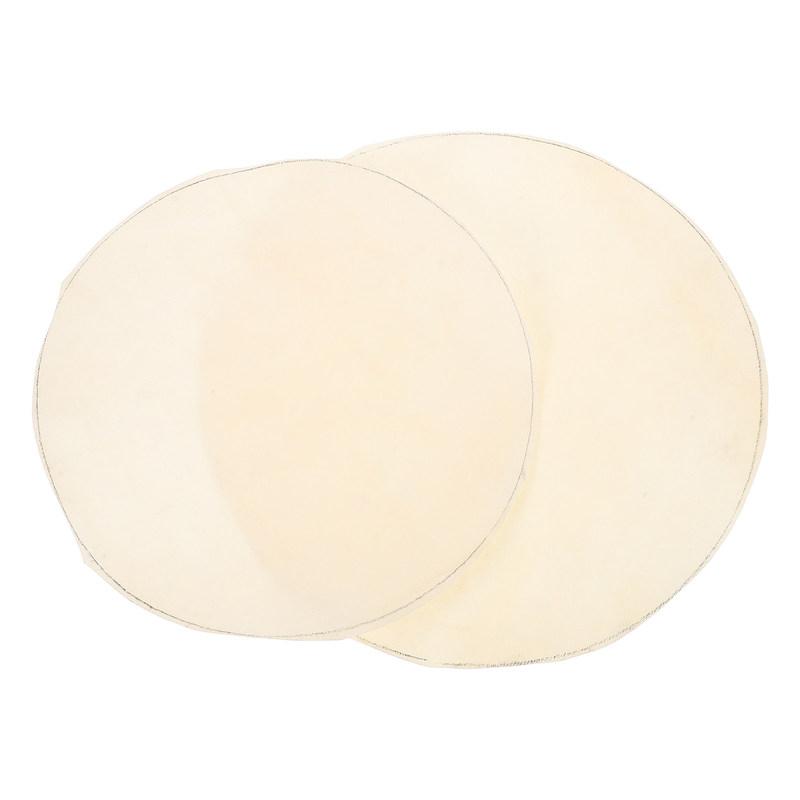 2Pcs Processed Goatskin Drum Skin Replacement for Djembe Conga African Drums Hand Percussion Instruments Long-Lasting Sound