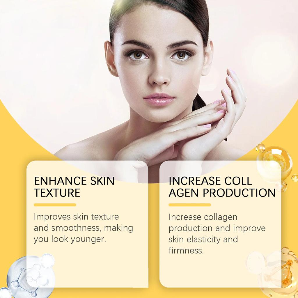 OUHOE Moisturizing Serum Hydrating and Moisturizing Facial Care Gentle Firming Moisturizing Soft Skin Hydrating and Translucent