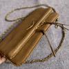 ZV Women's Classic Wing Rivet Shoulder Bag - Trendy, Versatile Small Square Chain Bag