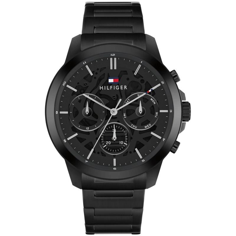 Tommy Hilfiger 1710685 Black Quartz Men s Watch чёрный