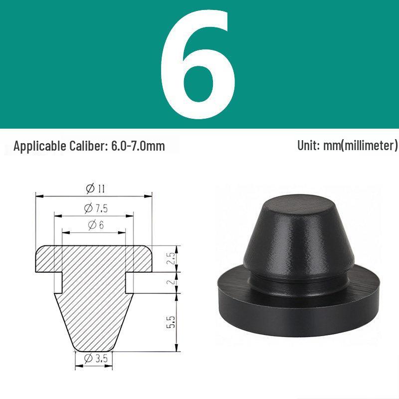 High-Temp Resistant Silicone Rubber Stopper with Card Slot Sealing Cap