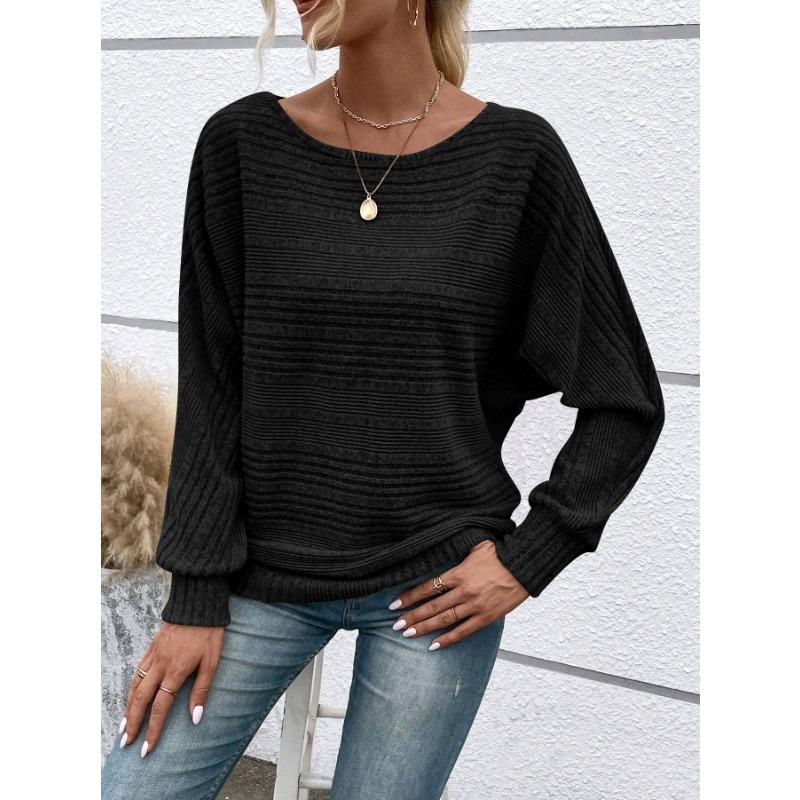 JPNTKY Women's Fashion Casual O-Neck Long Sleeve Blouses & Shirts