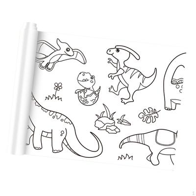 Art Paper Roll Sticky Birthday Gift Coloring Posters for Boys Girls Acrylic Paint