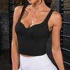 Women's Low Neck Sports Vest Fitness Top Sleeveless Yoga Suit Top Sleeveless Yoga Suit Top