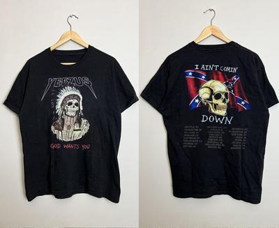 Nowa Koszulka Unisex Kanye West Yeezus Tour Prezent Dla Fanów Wszystkie Rozmiary DO148 Koszulka Unisex z Nadrukiem