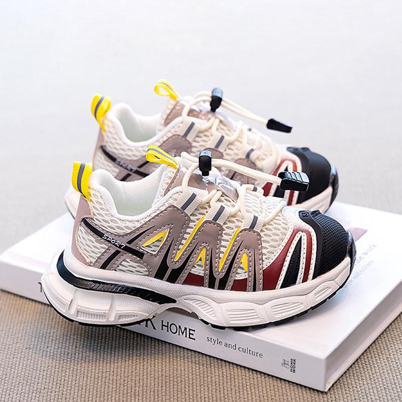 Girls Lightweight Running Shoes Spring Autumn Kids Soft‑Sole Sneakers Fashion Dad Shoes for Big Girls