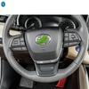 Carbon Fiber Look Car Steering Wheel Bottom Decor Frame Cover Trim ABS Accessories Fit For Toyota Highlander