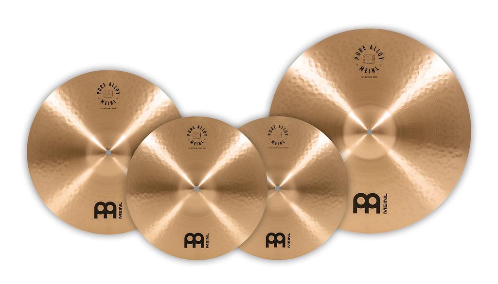 MEINL Cymbals Meinl Pure Alloy Series Beckensatz PA141620 14"Hihat/16"Crash/20"Ride [ ]
