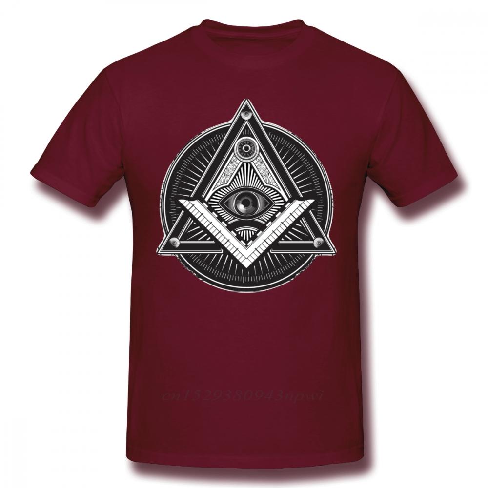 Illuminati T Shirt Illuminati Tshirt Classic Short Sleeves Tee Shirt Graphic 3xl Male Funny 100 Cotton Tshirt