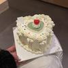 Korean Cake Decoration Ornaments Creative Three-dimensional Fruit Cherry Cherry Styling Candle Birthday Plug-in