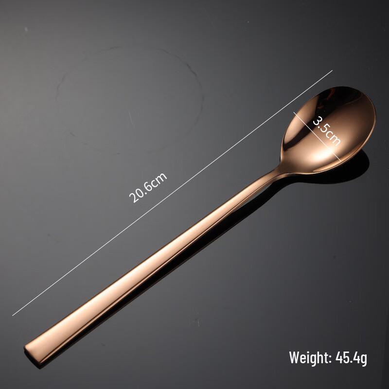 Qianxing Stainless Steel Korean Style Long Handle Spoons