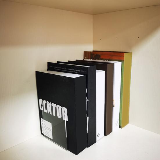 4Pcs Book End Transparent Acrylic Bookends Smooth Surface L-Shaped Book Storage Rack School