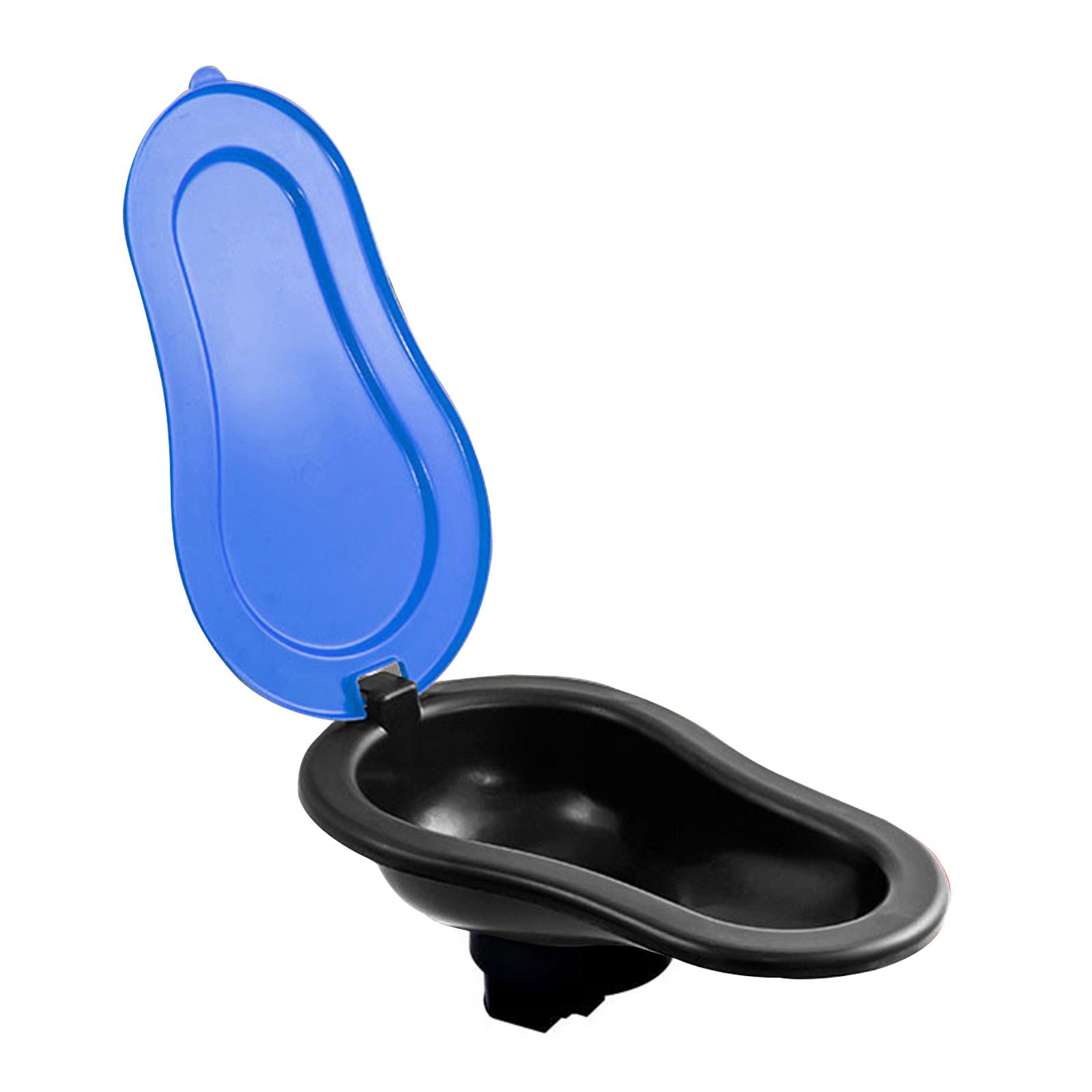 

Пластиковый временный туалет с крышками, походные дорожные горшки, портативный дорожный туалет для мочи, портативный горшок, уличный туалет синий