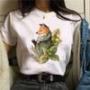 Clothing Cartoon Printing Clothing Printing Casual T-shirt Women Cute Trend Cute Versatile Fashion Summer Short Sleeve Pattern T