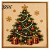 Full Drill Gem Art for Beginners DIY Christmas Faux Pearl Painting Kit with Frame
