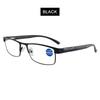 High Quality Stainless Steel Reading Glasses Men Women Fashion Presbyopic Eyeglasses Business Hyperopia Anti Blue Light Eyewear