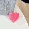 Magnetic Paste Three-Dimensional Laser Heart-Shaped Creative Desktop Drama Mobile Phone Airbag Bracket Transparent Telescopic Ring