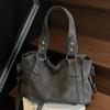 Top Quality Faux Suede Leather Shoulder Hand Bags for Women Luxury Lazy Commuting Handbags Women Bags Deisgner Large Capacity