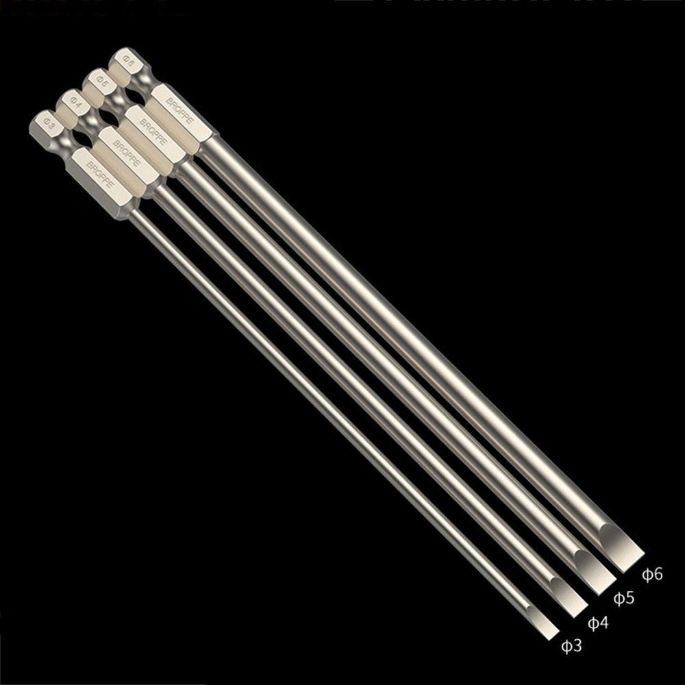 S2 Steel Magnetic Tip Slotted Screwdriver Quick Change Electric Driver Tool