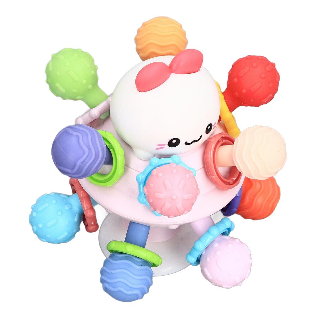 Baby Sensorischer Beißring Spielzeug Bälle Kauen Zahnen Ball Rassel Greifaktivitäten Rassel Sensorisches Spielzeug