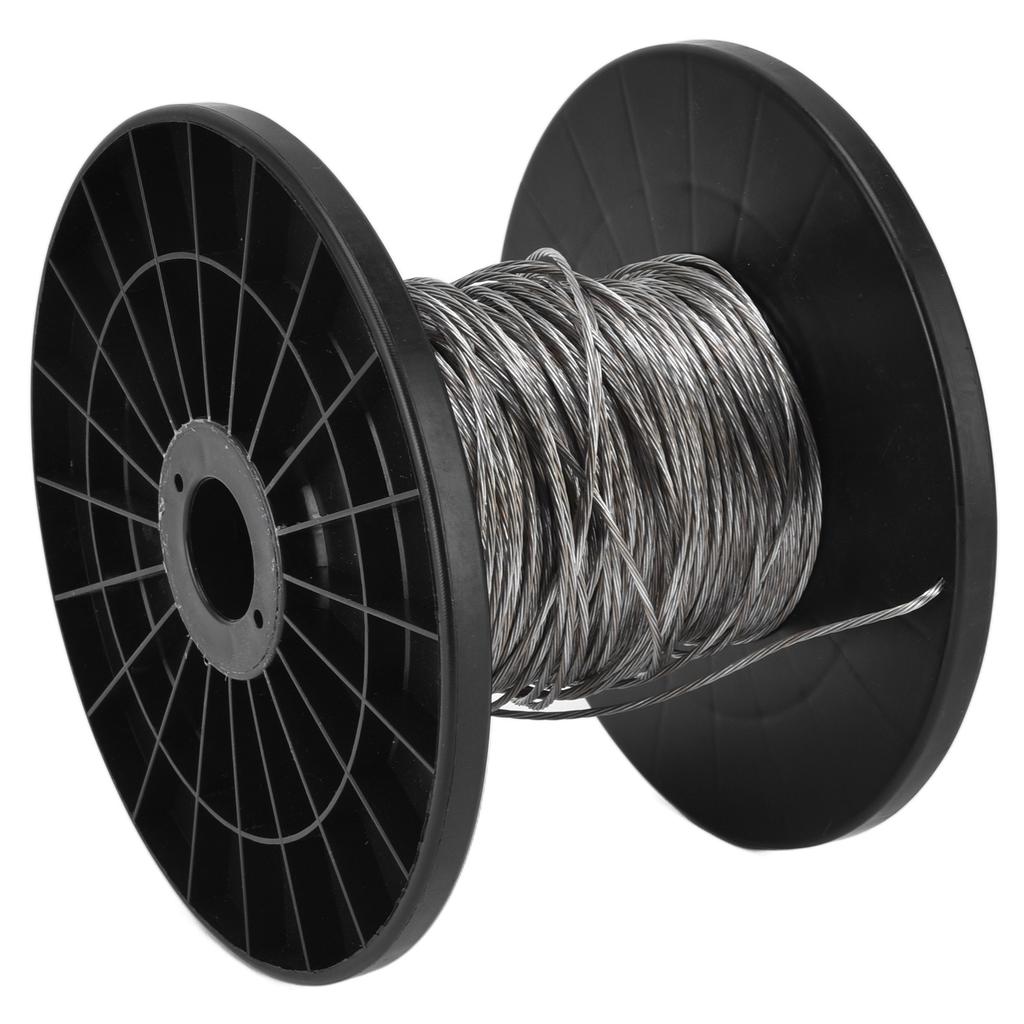 100m Filo Elettrificato Recinzione Elettronica Impulso Alta Tensione Recinzione Elettronica Fune in Lega di Alluminio Magnesio