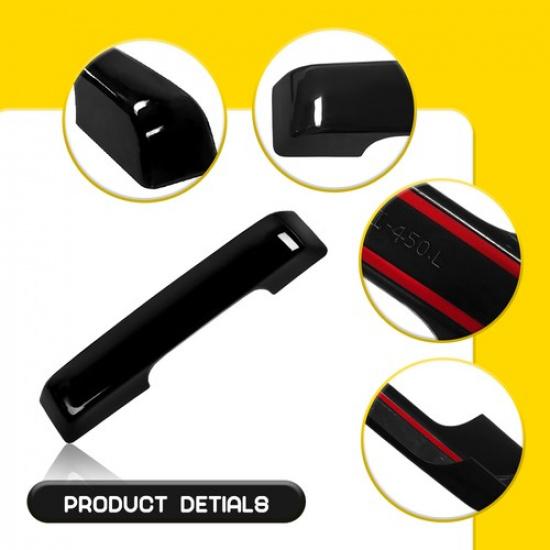 Fits -2024 Ford F-150 Black 4pcs Door Handle Covers With 2 Smart Keyholes EA