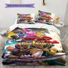 Power Rangers Adventure Custom Name Pattern Bedding Quilt Set Quilt Cover Pillowcase Home Birthday Gift(1 * Duvet Cover + 2 * Pillowcase, Without Core