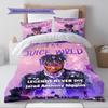 Name Custom Juice Wrld Pattern Bedding Set Quilt Cover Pillowcase Home Decor Gift (1 * Duvet Cover + 2 * Pillowcase, Without Core)