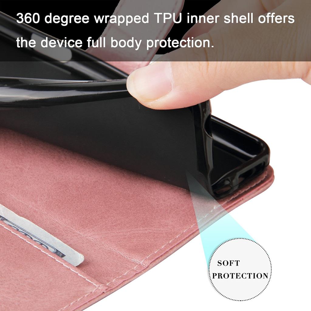 Zipper Wallet Case for Infinix Smart 8 Plus/Smart 8 Pro 4G/Smart 8 4G/Hot 40i/TECNO Spark 20/Spark Go 2024 4G Leather Cover