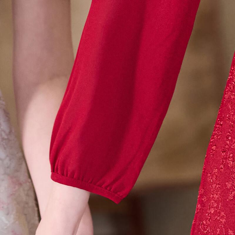 Paster Mother's Chinese Style Pankou Cheongsam Dress