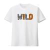 Wild Animal Pattern Cow Leopard Zebra Tiger Print T Shirt vintage Washed fashion streetwear Top For Everyday Wear homme